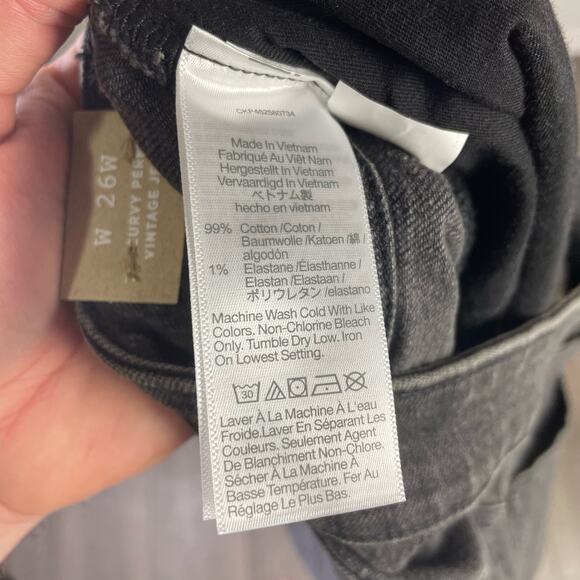 Madewell Curvy Perfect Vintage Plus Lunar Wash Denim Jeans US Women's 26W New - Picture 6 of 6